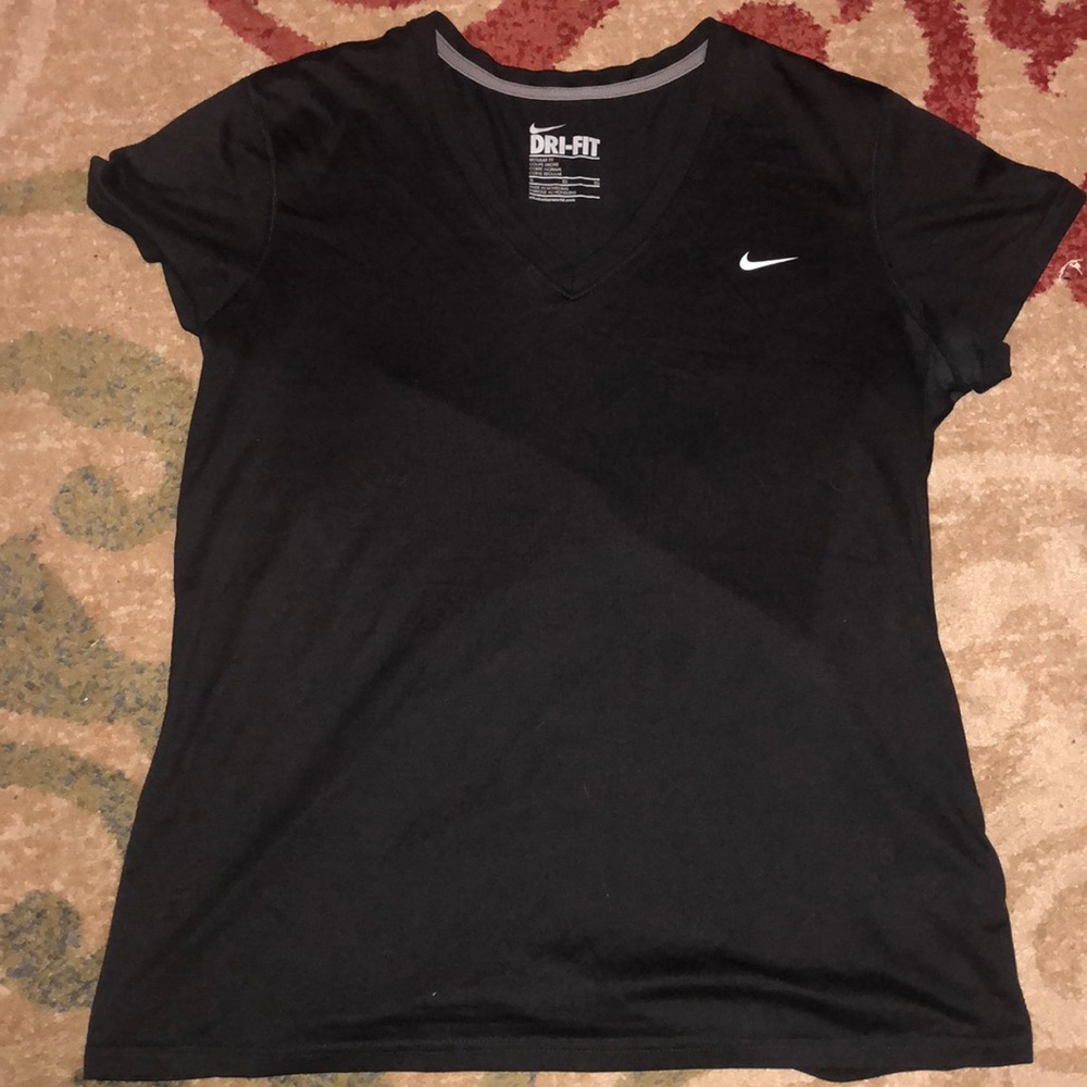 Black nike v-neck